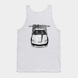 Corvette C6 ZR1 - Dark Transparent/Multi Color Tank Top